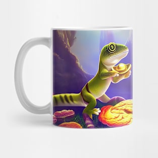 Gecko mountain Mug